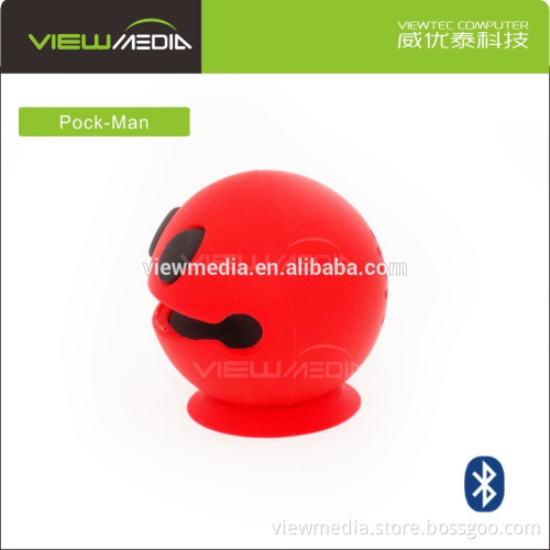 Viewmedia factory mic promotional gift Bluetooth speaker 3w Pock-Man